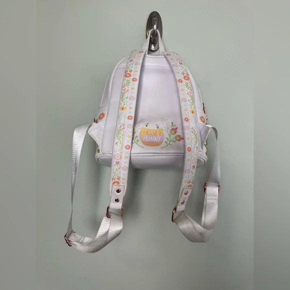 Loungefly X Disney Winnie The Pooh Cosplay Folk Floral Mini Backpack - Picture 7 of 15